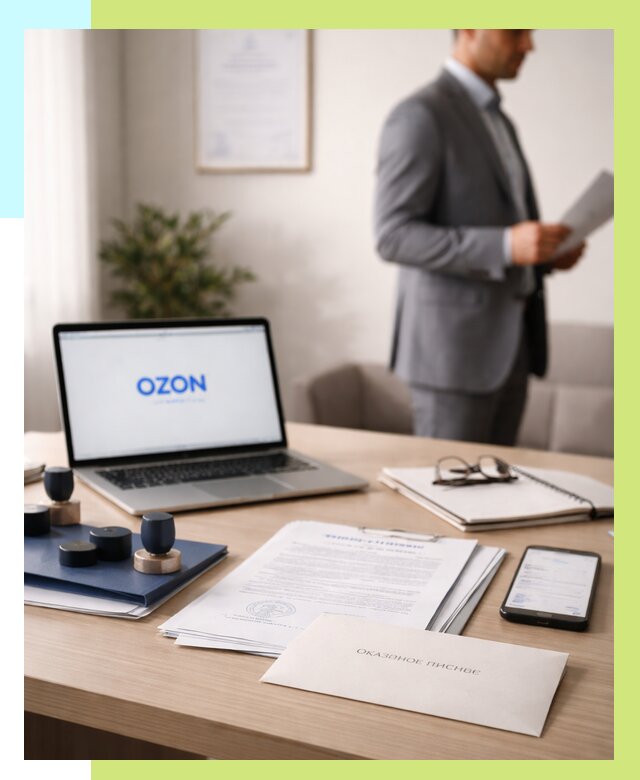 Отказное письмо для Ozon в Темрюке от 3603 р. | Сертэкс