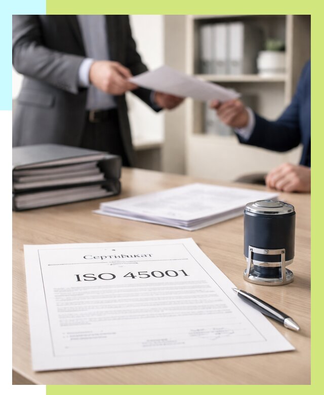 Сертификат ISO 45001 в Темрюке под ключ от 46319 р. | Сертэкс